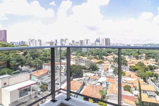 Varanda de kitnet/studio à venda com 1 quarto, 32m² em Vila Madalena, São Paulo