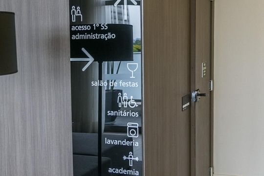 Áreas do condomínio de kitnet/studio à venda com 1 quarto, 32m² em Vila Madalena, São Paulo