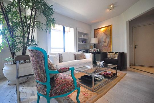 sala de apartamento para alugar com 3 quartos, 227m² em Jardim Ampliação, São Paulo