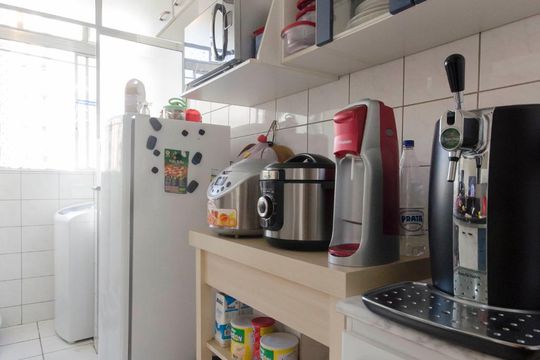 Cozinha de apartamento à venda com 2 quartos, 72m² em Perdizes, São Paulo