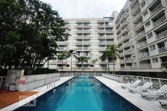 fachada de apartamento para alugar com 1 quarto, 60m² em Jardim Ampliação, São Paulo