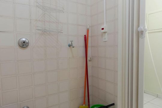 Banheiro / lavanderia de apartamento para alugar com 1 quarto, 30m² em Consolação, São Paulo