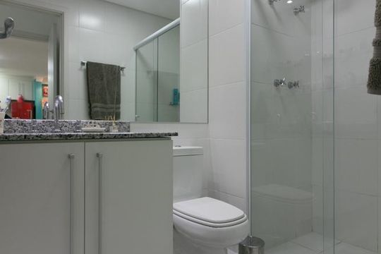 Banheiro da Suíte de apartamento para alugar com 2 quartos, 62m² em Boa Vista, São Caetano do Sul