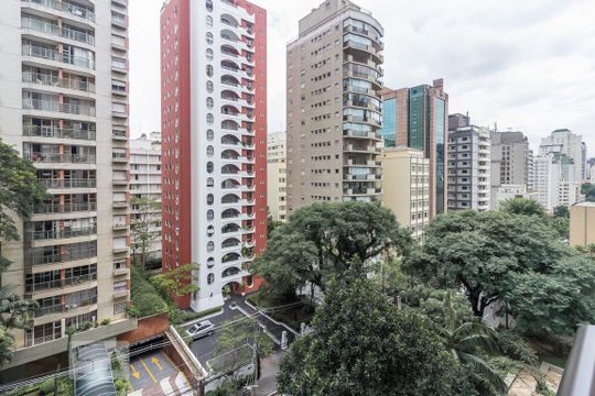 Vista de apartamento à venda com 2 quartos, 70m² em Jardim Paulista, São Paulo