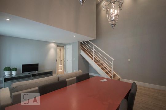 Sala de jantar/Acesso de apartamento à venda com 2 quartos, 100m² em Brooklin Paulista, São Paulo