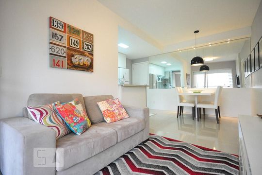 sala de apartamento para alugar com 1 quarto, 50m² em Vila Andrade, São Paulo