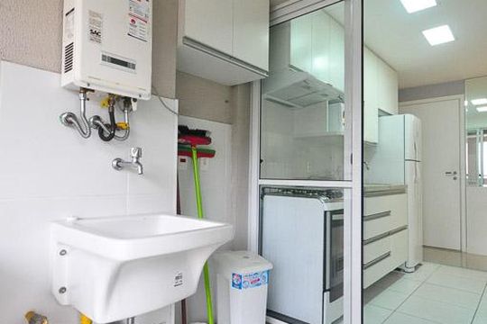 área de serviço de apartamento para alugar com 1 quarto, 50m² em Vila Andrade, São Paulo
