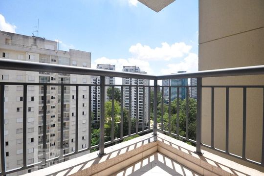 varanda de apartamento para alugar com 2 quartos, 51m² em Vila Andrade, São Paulo