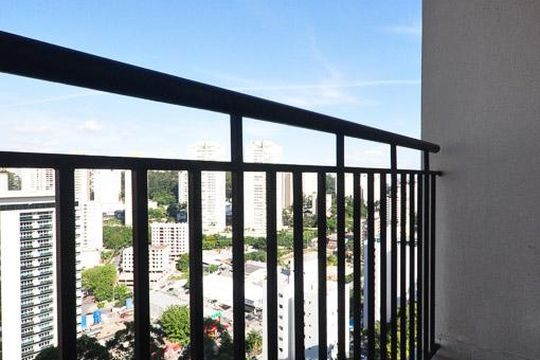 varanda de apartamento para alugar com 2 quartos, 48m² em Vila Andrade, São Paulo
