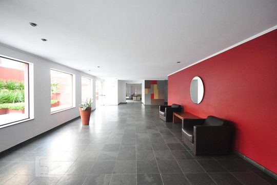 hall social de apartamento para alugar com 2 quartos, 60m² em Brooklin Paulista, São Paulo