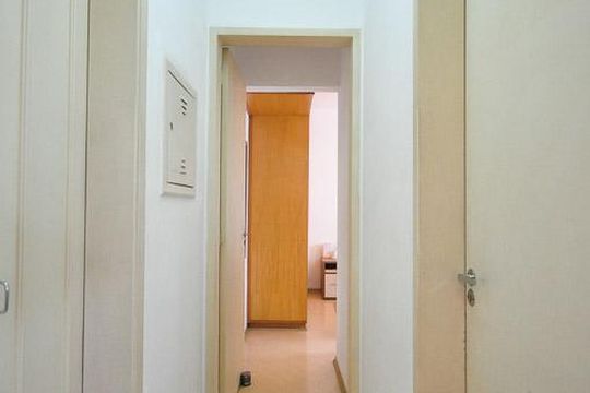corredor de apartamento para alugar com 2 quartos, 60m² em Brooklin Paulista, São Paulo
