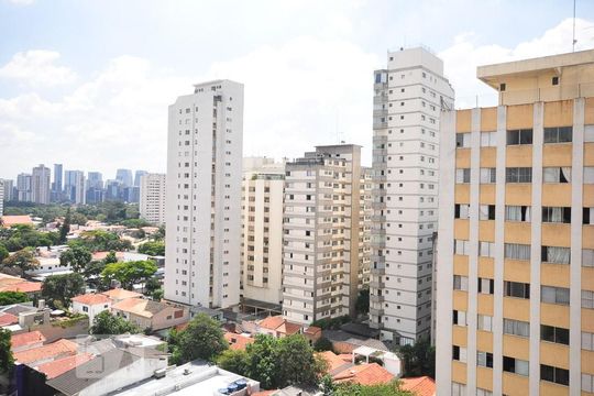 vista de apartamento para alugar com 2 quartos, 60m² em Brooklin Paulista, São Paulo