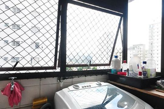 área de serviço de apartamento para alugar com 2 quartos, 60m² em Brooklin Paulista, São Paulo