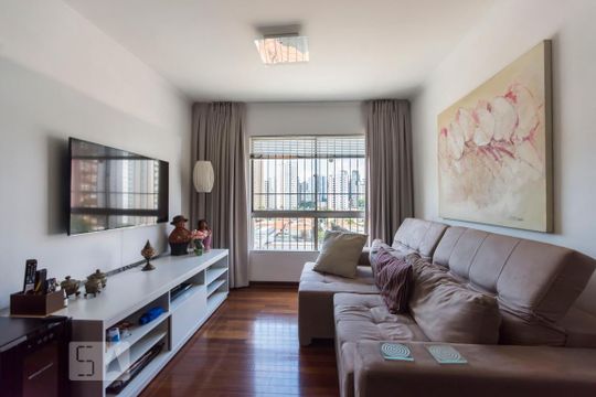 Sala de apartamento à venda com 2 quartos, 71m² em Vila Nova Conceição, São Paulo