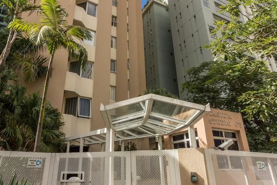 Fachada de apartamento para alugar com 1 quarto, 35m² em Jardim Paulista, São Paulo