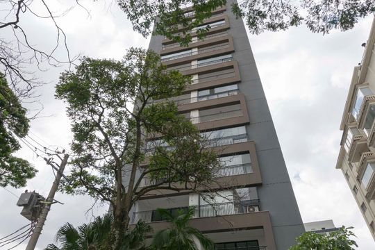 Fachada de apartamento para alugar com 1 quarto, 35m² em Campo Belo, São Paulo