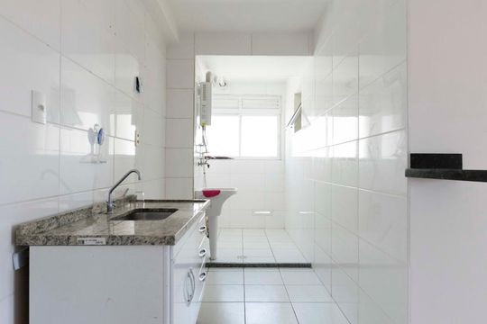 Cozinha de apartamento à venda com 3 quartos, 64m² em Gopoúva, Guarulhos