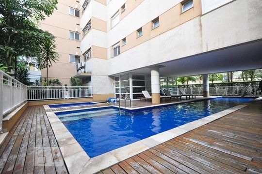 piscina de apartamento à venda com 3 quartos, 135m² em Vila Andrade, São Paulo