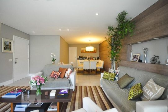 sala de apartamento à venda com 3 quartos, 135m² em Vila Andrade, São Paulo