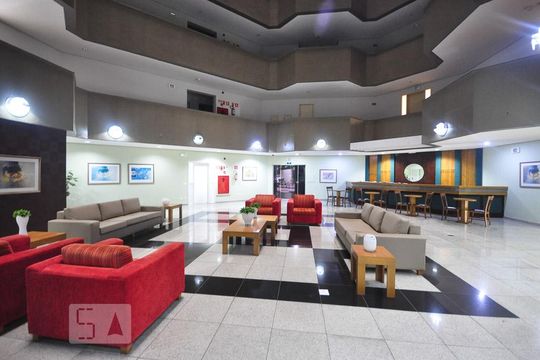 hall social de kitnet/studio à venda com 1 quarto, 41m² em Jardim Ampliação, São Paulo