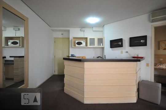cozinha de kitnet/studio à venda com 1 quarto, 41m² em Jardim Ampliação, São Paulo