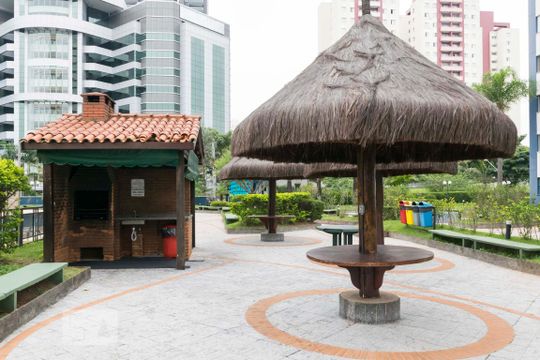 Área comum - Churrasqueira de apartamento à venda com 3 quartos, 74m² em Vila Regente Feijó, São Paulo