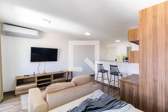 Sala/Quarto de kitnet/studio para alugar com 1 quarto, 46m² em Mooca, São Paulo