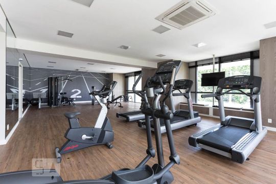 Academia de apartamento para alugar com 1 quarto, 63m² em Cidade Monções, São Paulo