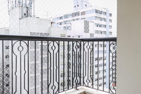 Varanda de apartamento à venda com 3 quartos, 98m² em Santa Cecília, São Paulo