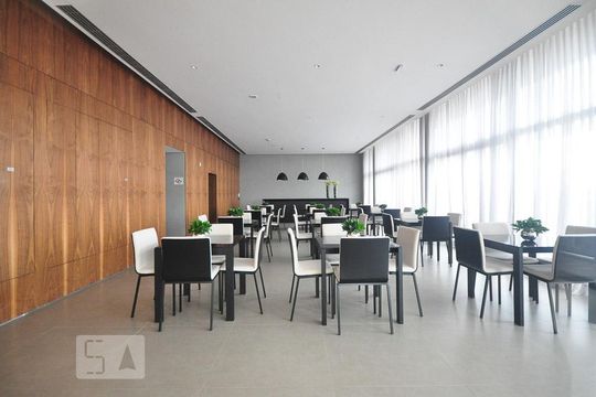 salão de festa 1 de kitnet/studio à venda com 1 quarto, 43m² em Brooklin Paulista, São Paulo