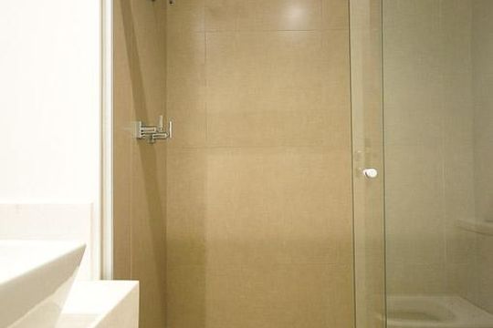 detalhe do banheiro suíte   de kitnet/studio à venda com 1 quarto, 43m² em Brooklin Paulista, São Paulo