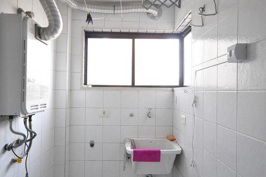 Área de serviço de apartamento à venda com 3 quartos, 86m² em Vila Progredior, São Paulo