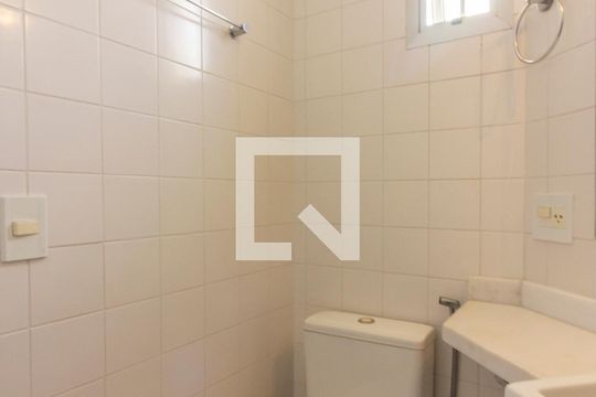 Banheiro da Suíte 1 de apartamento para alugar com 2 quartos, 56m² em Sumarezinho, São Paulo