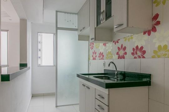 Cozinha de apartamento para alugar com 2 quartos, 49m² em Planalto, São Bernardo do Campo