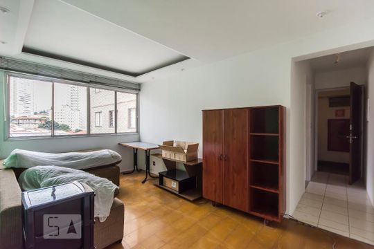 Sala de apartamento à venda com 2 quartos, 57m² em Bosque da Saúde, São Paulo
