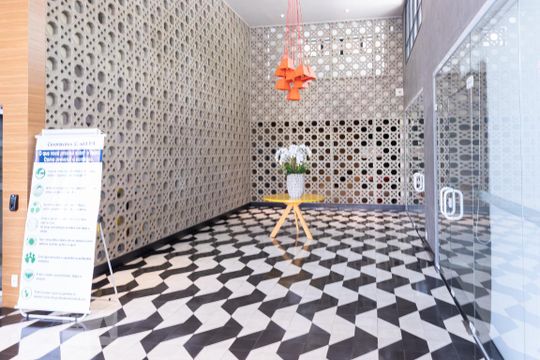 Hall de entrada de kitnet/studio à venda com 1 quarto, 35m² em Bela Vista, São Paulo