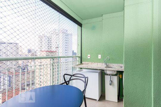 Varanda de kitnet/studio à venda com 1 quarto, 35m² em Bela Vista, São Paulo