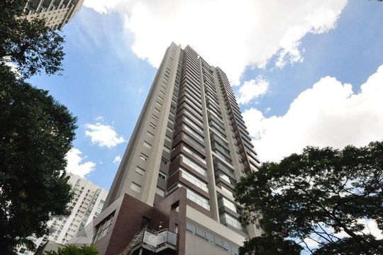 fachada de apartamento à venda com 1 quarto, 50m² em Campo Belo, São Paulo