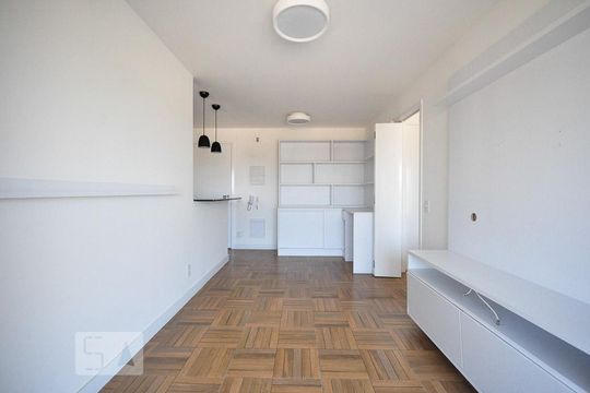 sala de apartamento à venda com 1 quarto, 50m² em Campo Belo, São Paulo