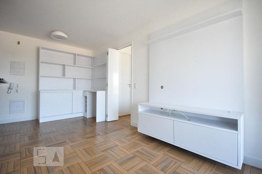 sala de apartamento à venda com 1 quarto, 50m² em Campo Belo, São Paulo