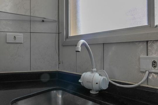 Cozinha de apartamento para alugar com 2 quartos, 60m² em Vila Assunção, Santo André