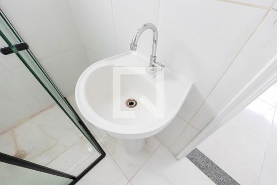 Banheiro da Suíte de apartamento para alugar com 1 quarto, 48m² em Consolação, São Paulo