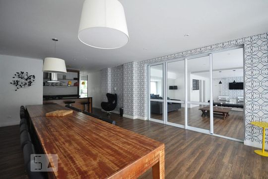 espaço gourmet de apartamento para alugar com 1 quarto, 68m² em Jardim Ampliação, São Paulo