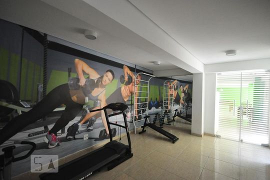 Área comum - Academia de apartamento para alugar com 2 quartos, 50m² em Jardim Ampliação, São Paulo