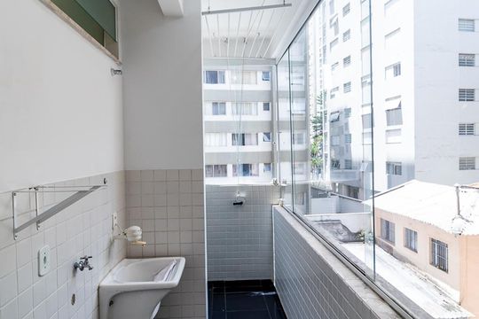 Área de serviço de apartamento à venda com 3 quartos, 167m² em Jardim Paulista, São Paulo