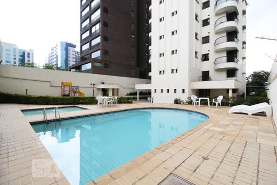 Área comum - Piscina de apartamento para alugar com 3 quartos, 100m² em Itaim Bibi, São Paulo