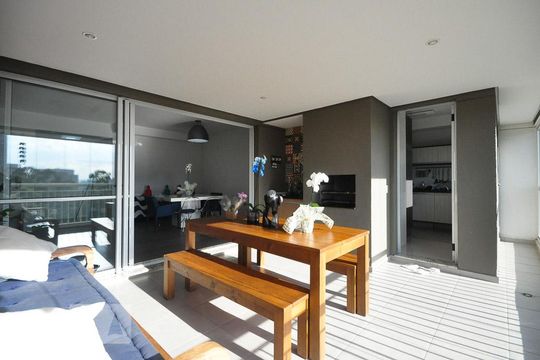 varanda gourmet	 de apartamento à venda com 3 quartos, 168m² em Vila Andrade, São Paulo