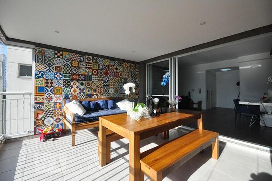 varanda de apartamento à venda com 3 quartos, 168m² em Vila Andrade, São Paulo