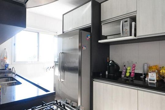 cozinha de apartamento à venda com 3 quartos, 168m² em Vila Andrade, São Paulo