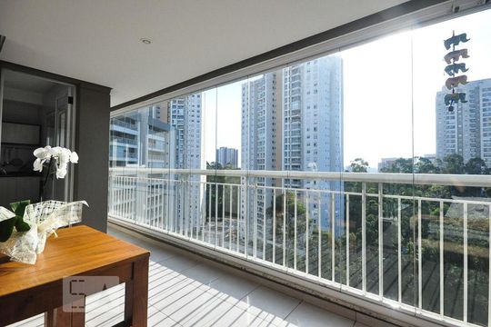varanda de apartamento à venda com 3 quartos, 168m² em Vila Andrade, São Paulo